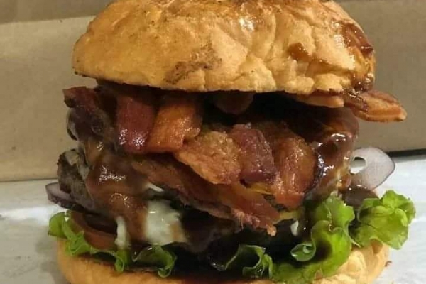 Burguer Duplo Bacon Bbq