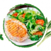 Saladas com Grelhados